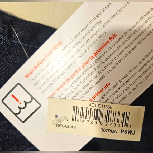 Amazon Essentials Women's Pull-On Jeggings - size 12 Regular, New Dark Wash - Picture 7 of 9